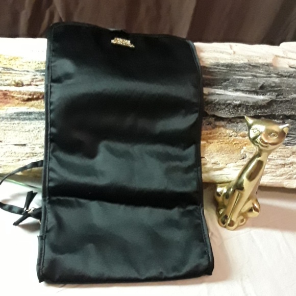 VictoriasSecret's-Jewelry Travel Bag Blk Silk - Picture 7 of 8